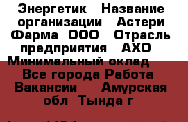 Энергетик › Название организации ­ Астери-Фарма, ООО › Отрасль предприятия ­ АХО › Минимальный оклад ­ 1 - Все города Работа » Вакансии   . Амурская обл.,Тында г.